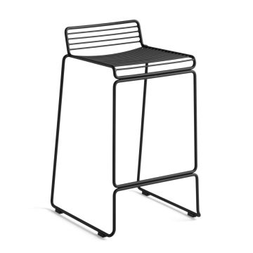 Hee Bar Stool, Low, Black