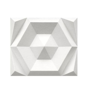 Beehive Rectangular Wall Panel, Off-white