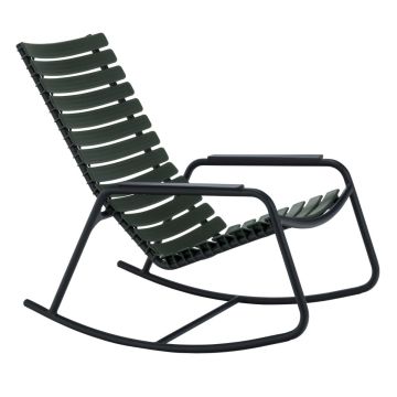 Clips Rocking Chair With Aluminium Armrests
