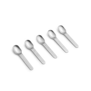 Everyday Teaspoon Set, Brushed Stainless Steel