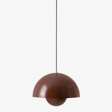 Flowerpot Pendant VP7, Red Brown