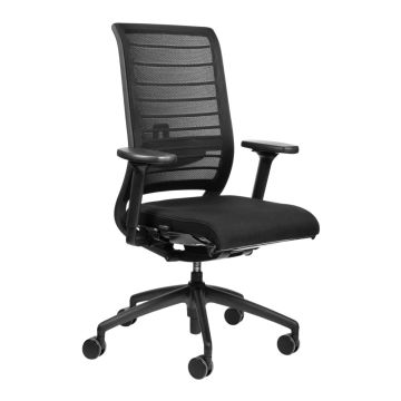 Hero 172H Office Chair, Mesh Backrest / Black Seat / Black Frame
