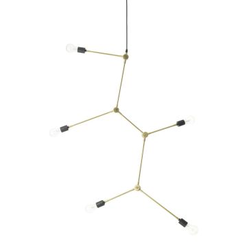 Harrison Chandelier, Brass