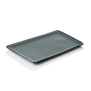 Raw Rectangular Plate, Large, Northern Green