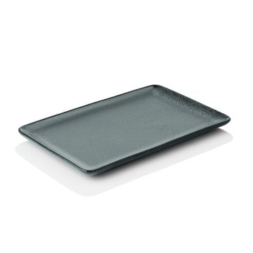 Raw Rectangular Plate, Small, Northern Green