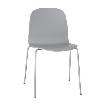 Visu Chair, Tube Base, Grey