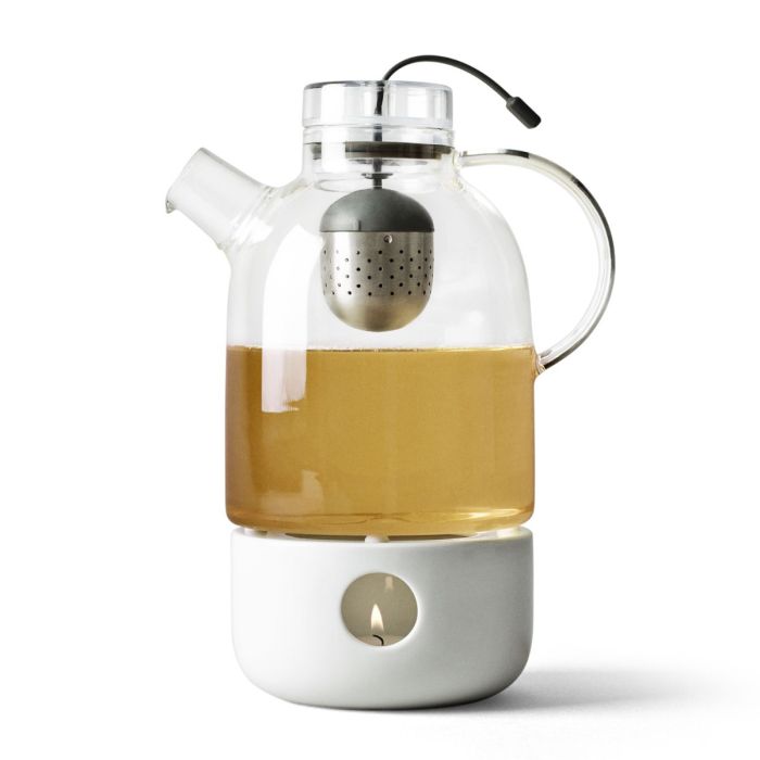 Heater For Kettel Teapot, White