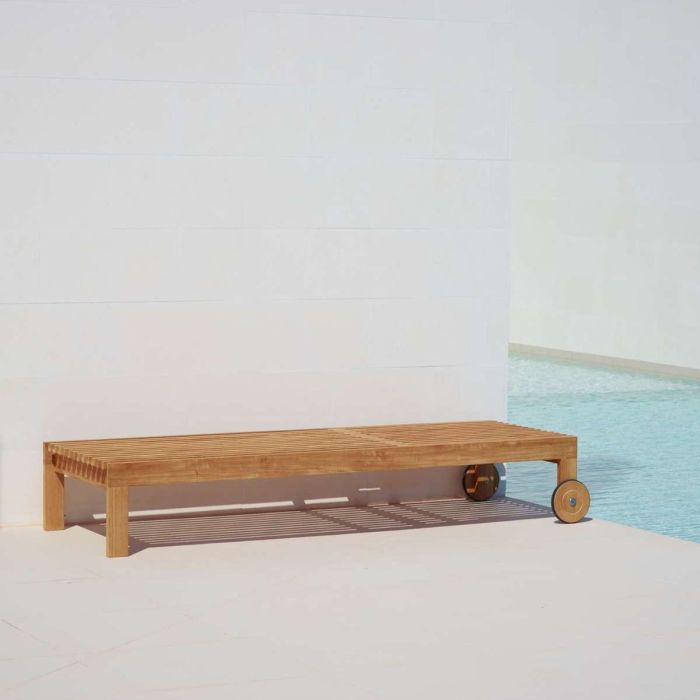 Amaze Sunbed, Teak