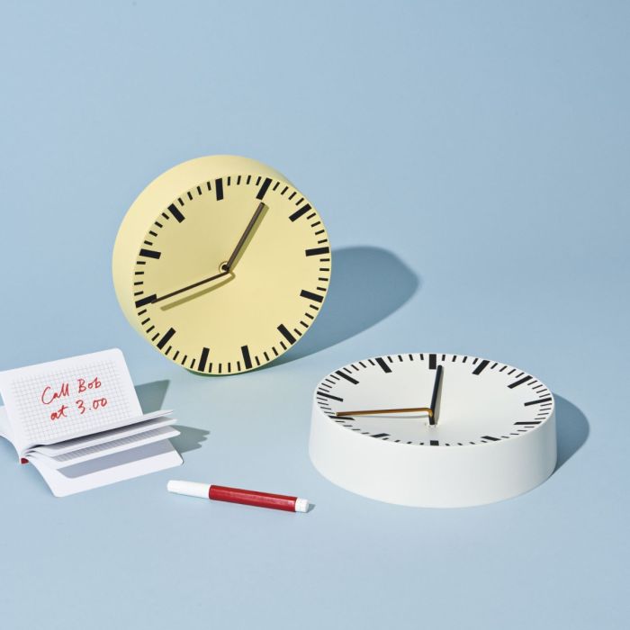 Analog Clock, White