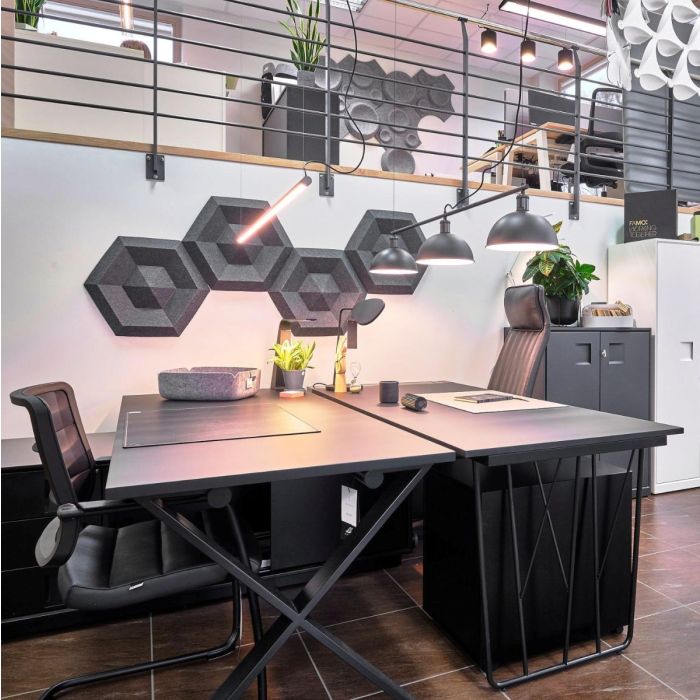 Beehive Wall Panel, Dark Grey