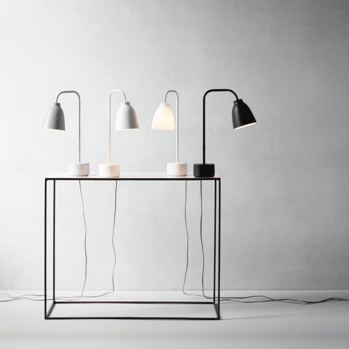 Caravaggio Read Table Lamp, Black