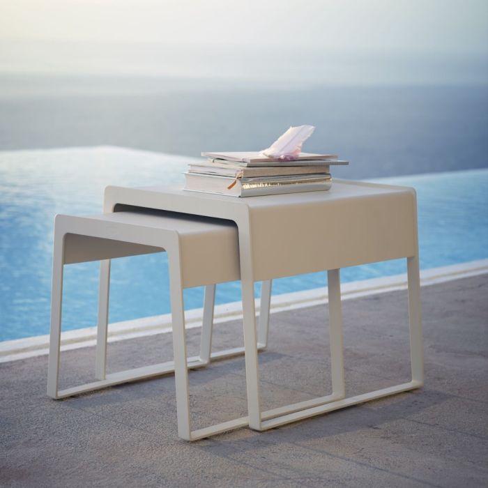 Chill Out Side Tables (Large + Small), White
