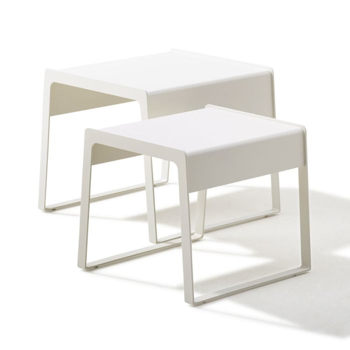 Chill Out Side Tables (Large + Small), White