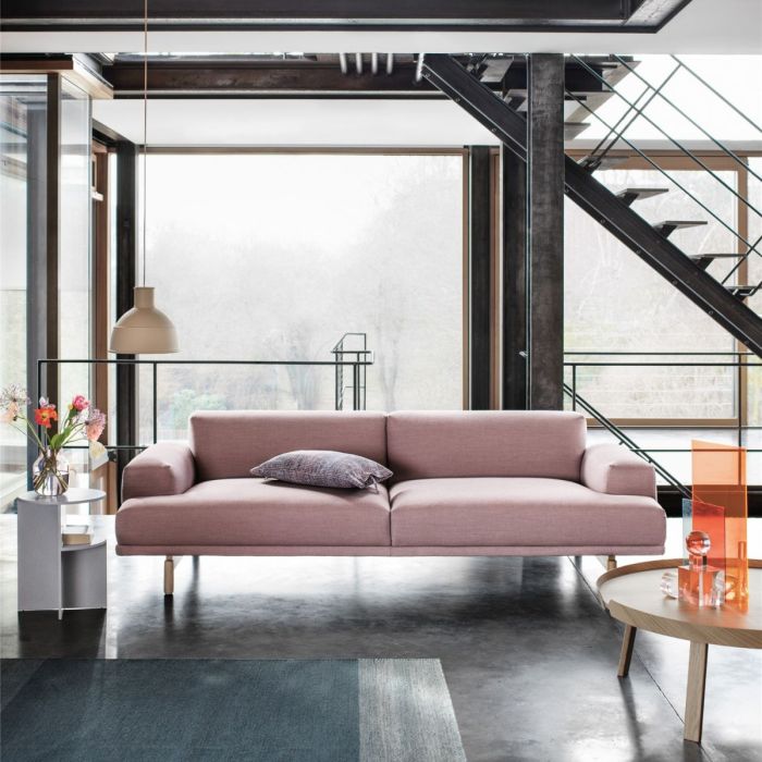 Compose Sofa, 3-seater, Light Grey