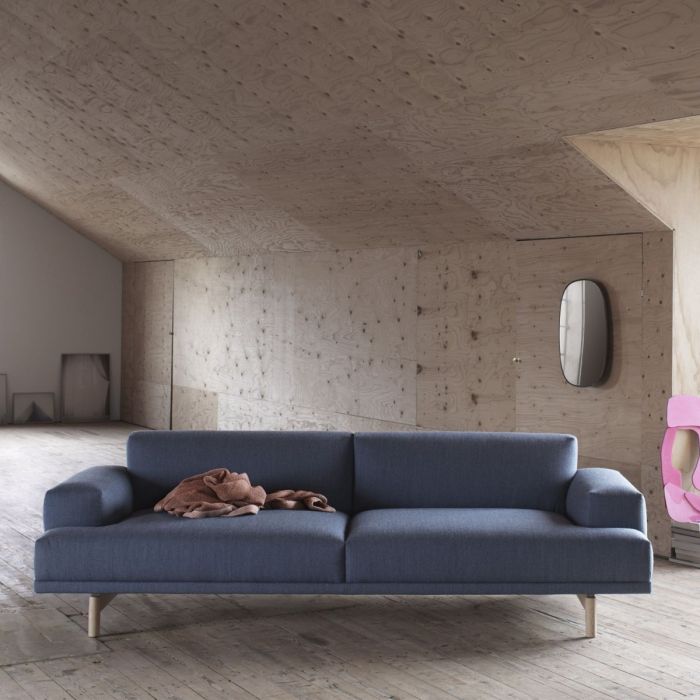 Compose Sofa, 3-seater, Light Grey