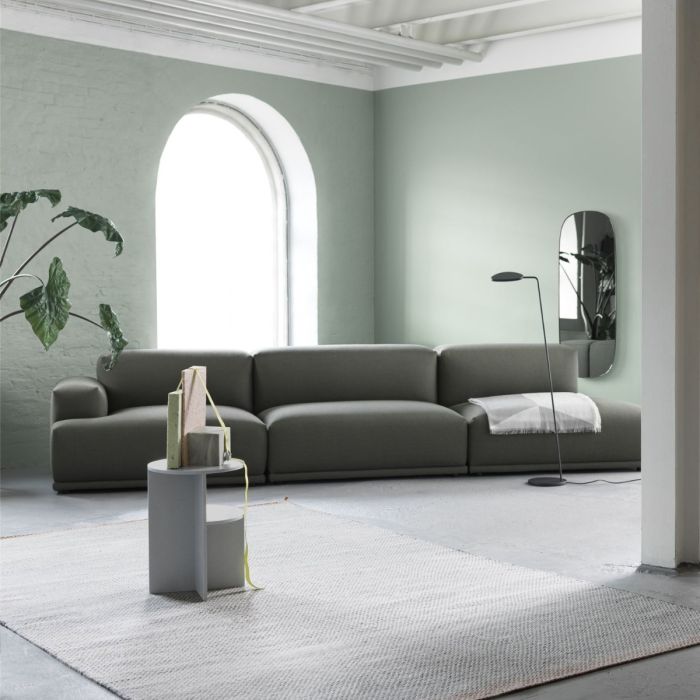 Connect Modular Sofa, Corner Configuration, Light Grey