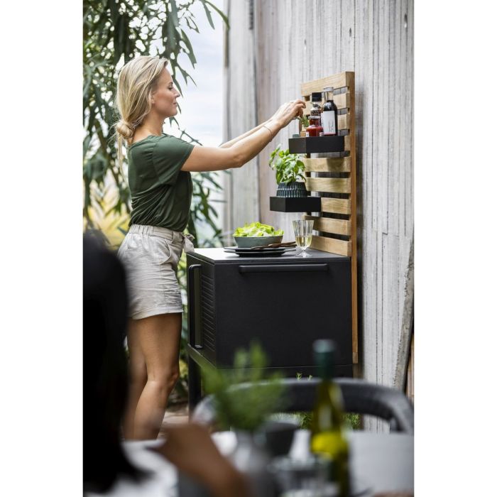 Drop Teak Wall For Drop Kitchen Single Module