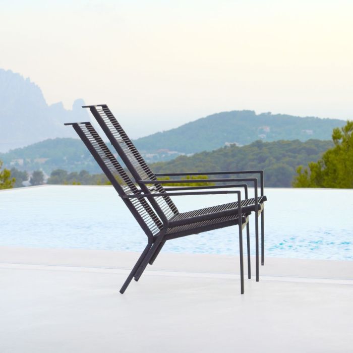 Edge Highback Chair, Anthracite