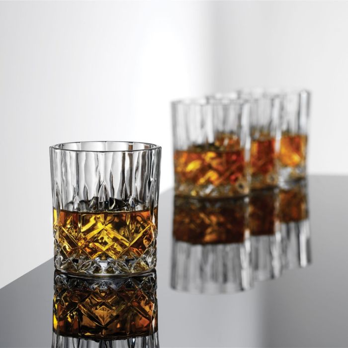 Harvey Whiskey Glasses, Set of 4