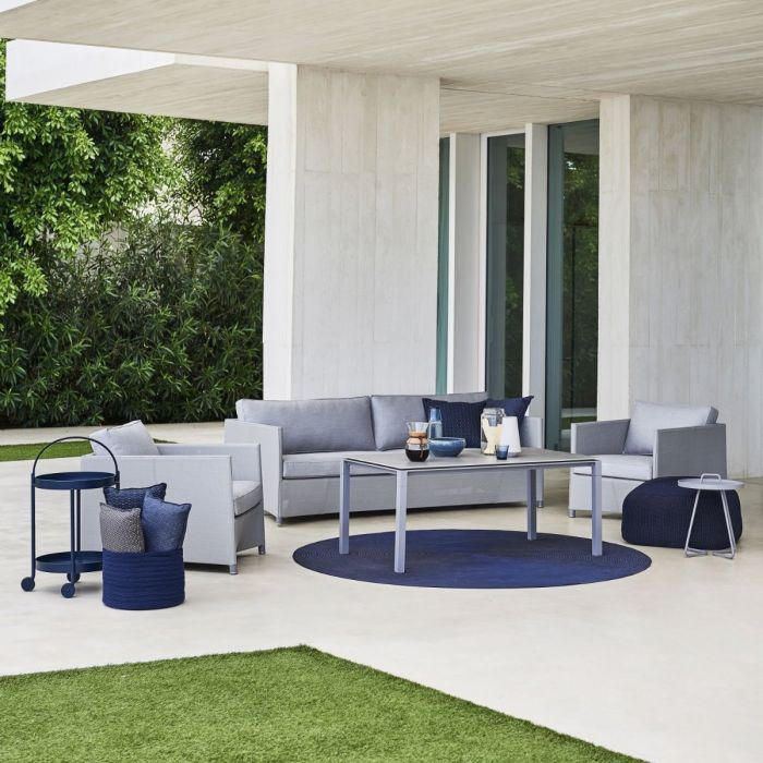 Infinity Carpet, Ø200cm, Blue