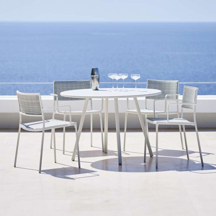 Less Chair, White Weave