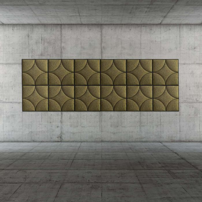 Loop Wall Panel, Greyish Green