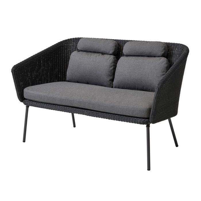 Mega Bench With Cushion Set, Graphite