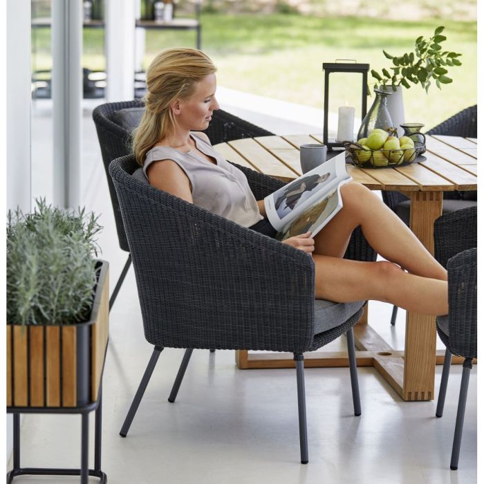 Mega Chair With Cushion Set, Graphite