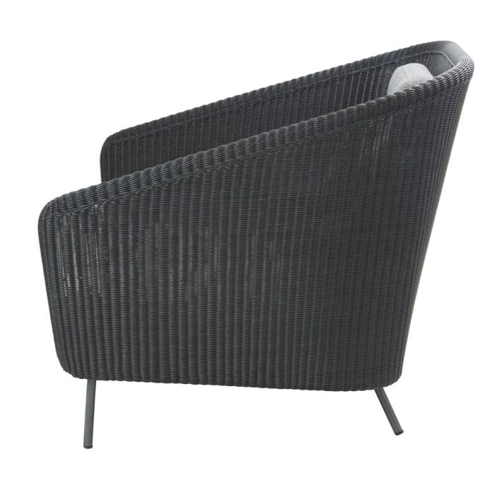 Mega Lounge Chair With Cushion Set, Graphite