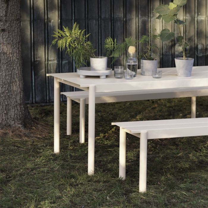 Linear Steel Table, 140x75cm