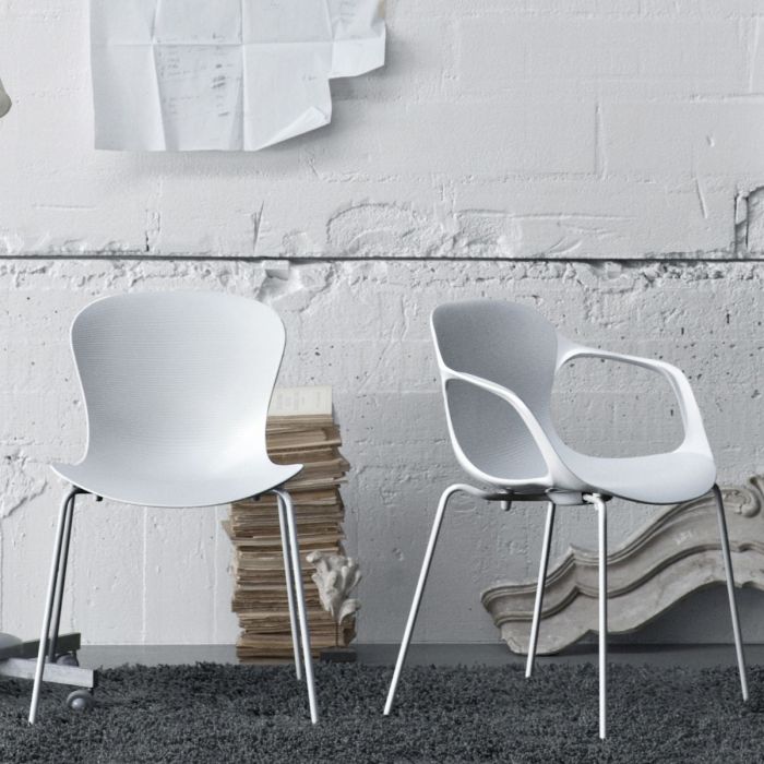 Nap Armchair, White Shell/White Base