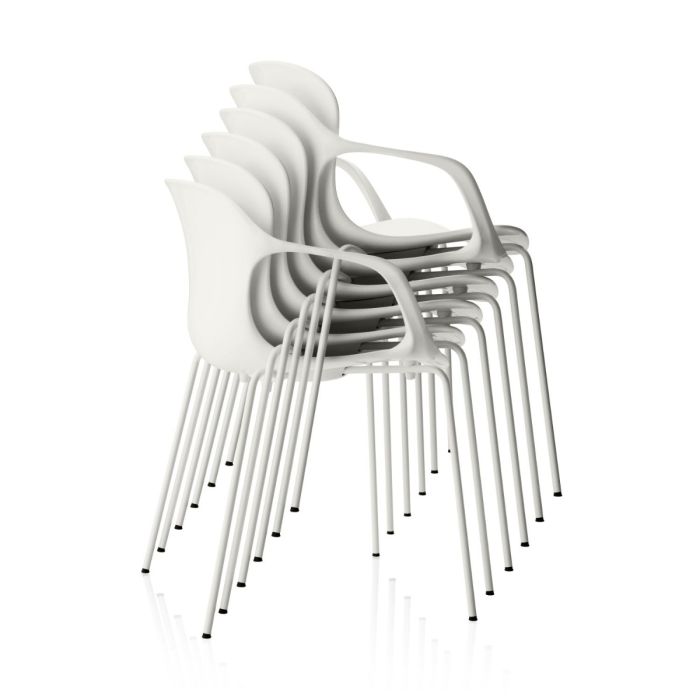 Nap Armchair, White Shell/White Base