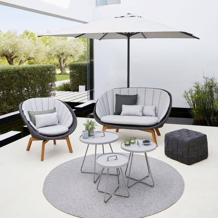 Peacock Lounge Chair, Soft Rope