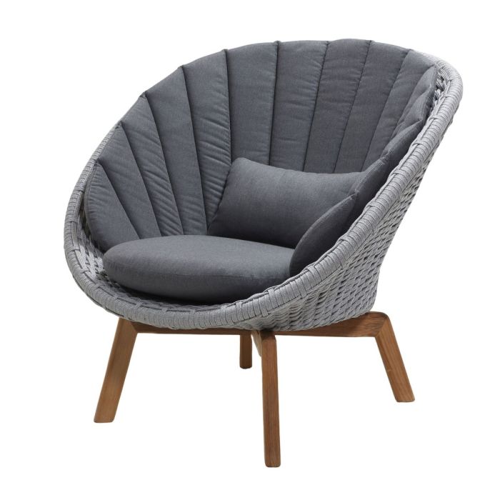 Peacock Lounge Chair, Soft Rope