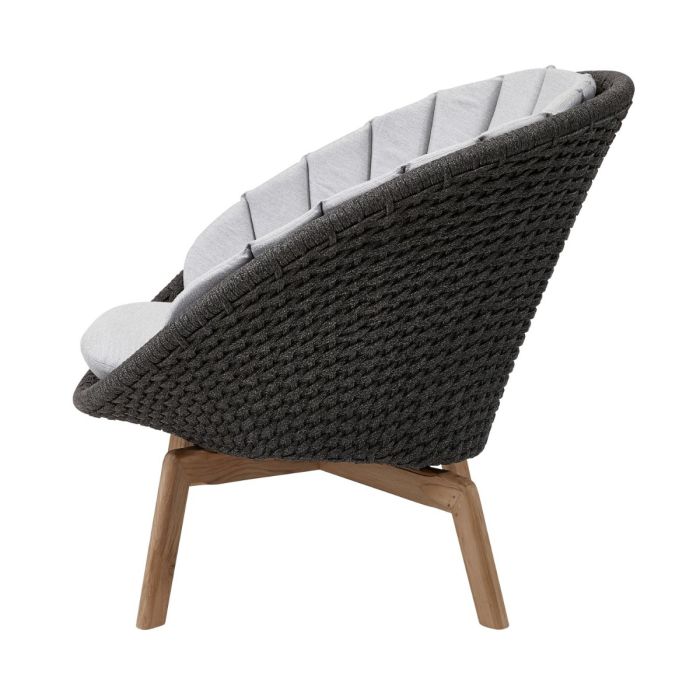Peacock Lounge Chair, Soft Rope