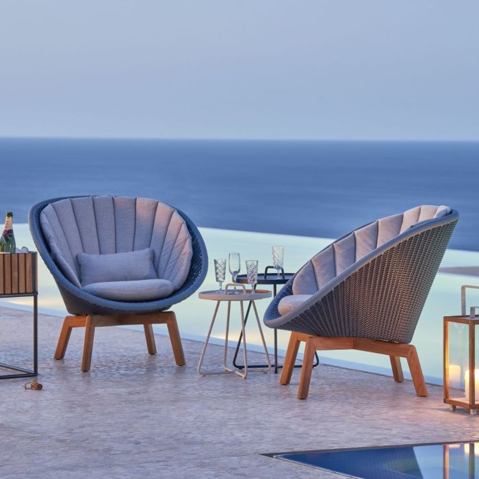 Peacock Lounge Chair, Weave