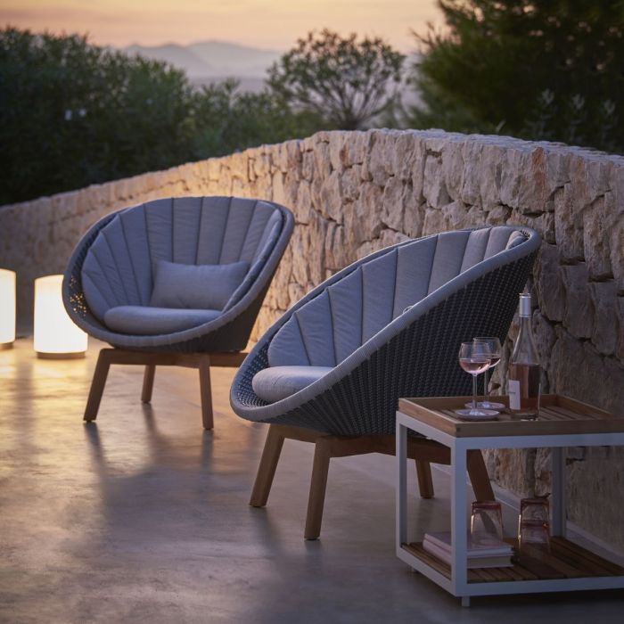 Peacock Lounge Chair, Weave