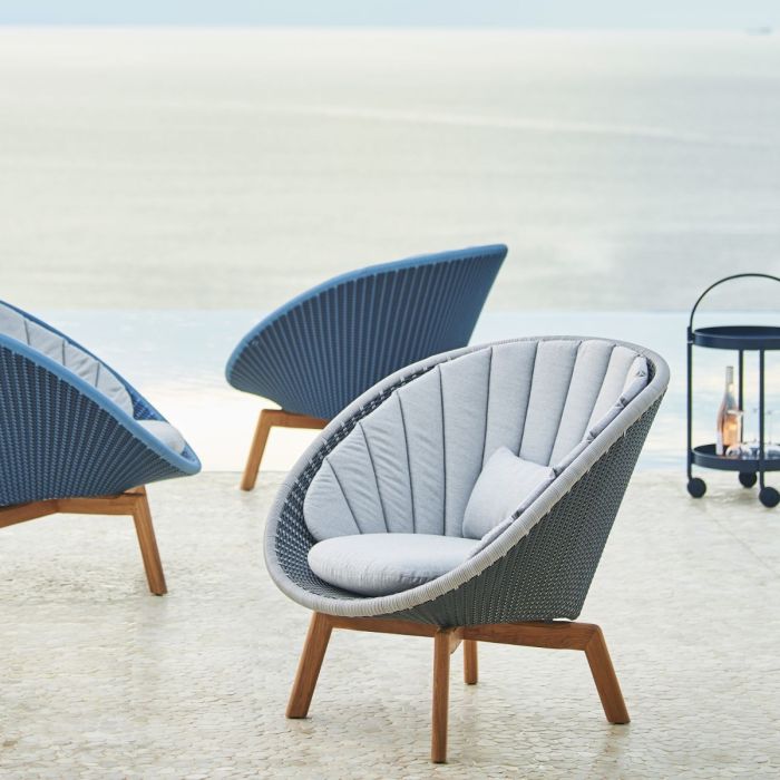 Peacock Lounge Chair, Weave