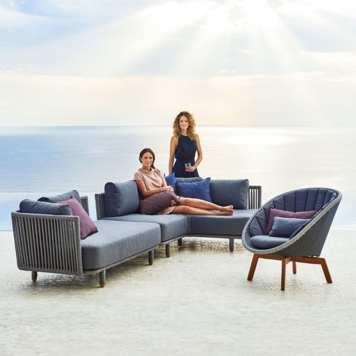 Peacock Lounge Chair, Weave