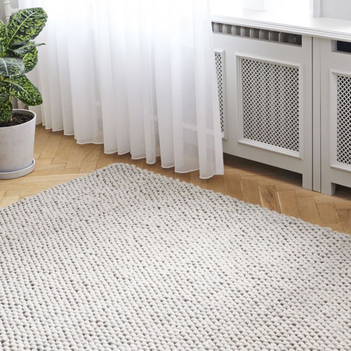 Peas Rug, 170x240cm, Medium Grey