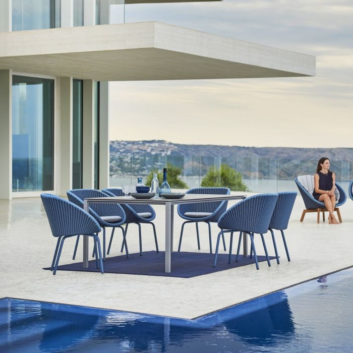 Pure Table, 200x100cm, Light Grey Base