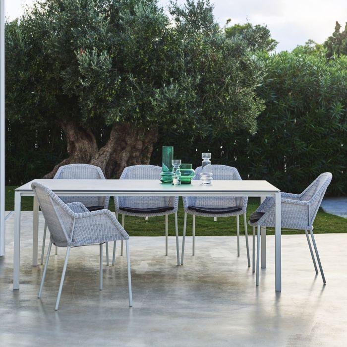Pure Table, 200x100cm, White Base