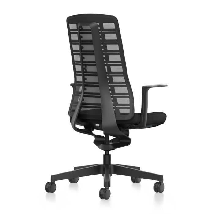 PUREis3 PU213 Office Chair, Mesh Backrest / Black Seat / Black Frame