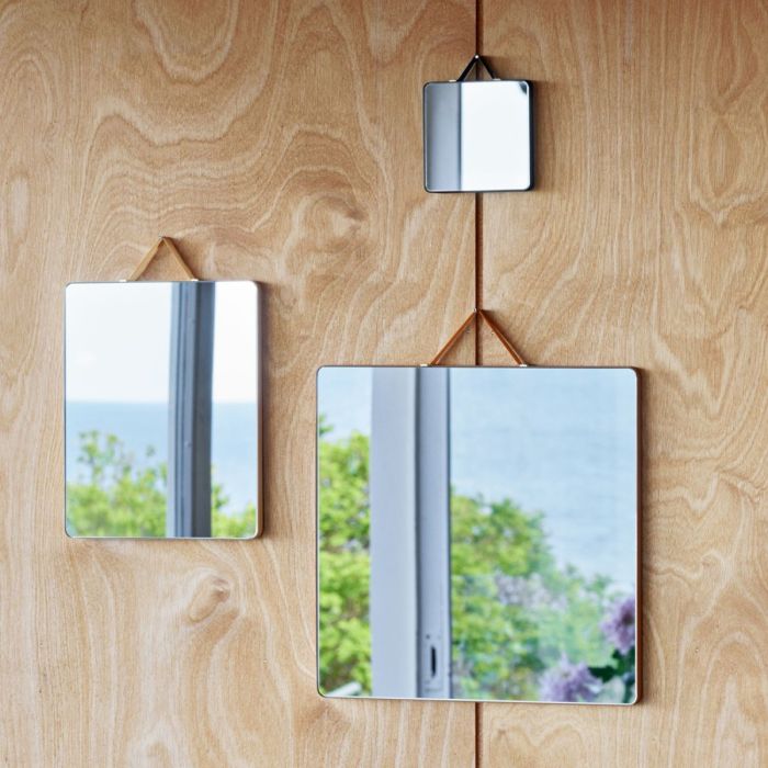 Ruban Rectangular Mirror, M, Yellow