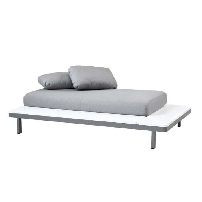 Space 2-Seater Sofa Module Incl Seat Cushion & 2 Pillows, Light Grey
