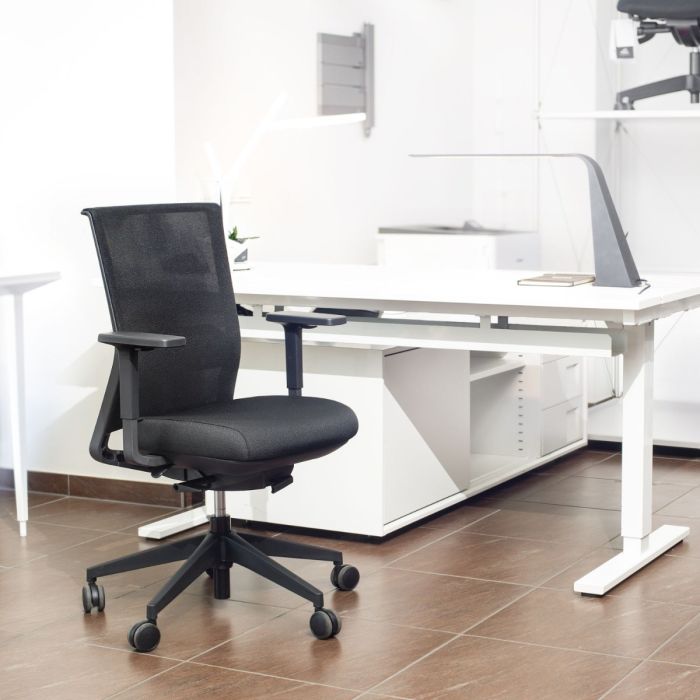 Stay Office Chair, Black Backrest and Seat / Black Base
