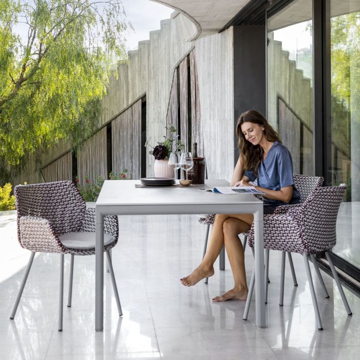 Vibe Chair, Light Grey / Bordeaux / Dusty Rose